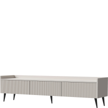 Szafka RTV 180 pod telewizor kaszmir frezowane fronty ADEMO Podstawowe