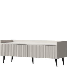 Szafka RTV 120 pod telewizor kaszmir frezowane fronty ADEMO Podstawowe