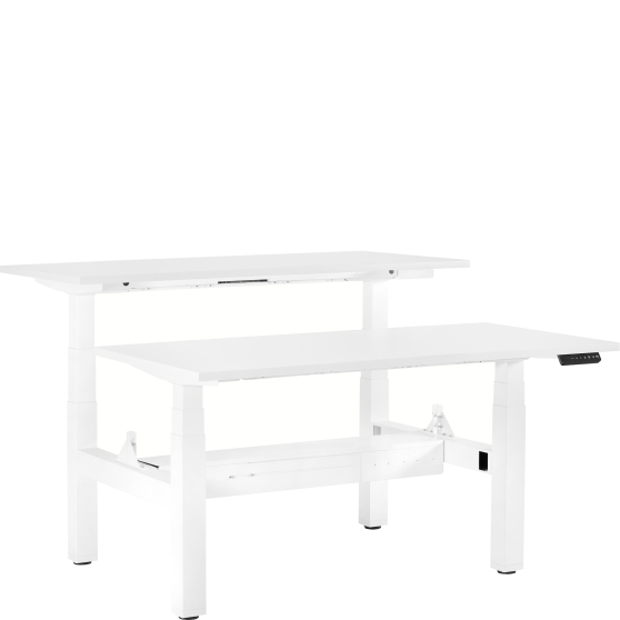 Biurko regulowane elektrycznie FIGHTER DOUBLE DESK 140x70 Podstawowe (1)
