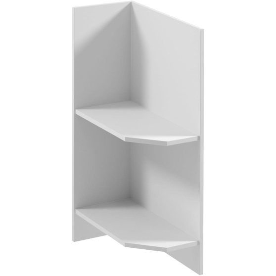 Szafka regał dolny końcowy D25PZ Lewa SYCYLIA WHITE Podstawowe