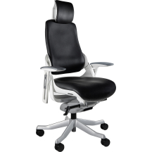 Fotel obrotowy ergonomiczny WAU SKÓRA NATURALNA Podstawowe (1)