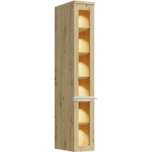 Witryna nadstawka na szafkę RTV z oświetleniem C2 CANDY 1 Podstawowe