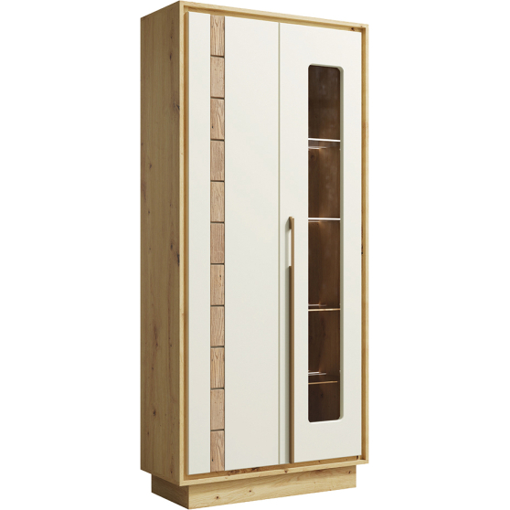 Witryna K2 z oświetleniem KEKS CASHMERE Podstawowe