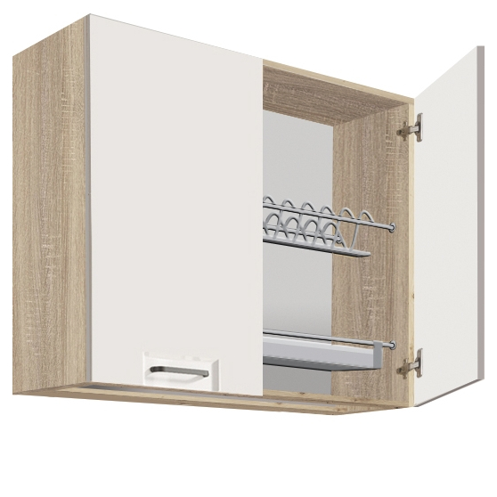Szafka górna wisząca z ociekarką 2 drzwi 80 cm FW-53G FAVORIT BIEL Podstawowe