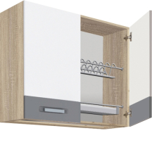 Szafka górna wisząca z ociekarką 2 drzwi 80 cm GLO-53G GLOBAL Podstawowe