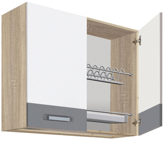 Szafka górna wisząca z ociekarką 2 drzwi 80 cm GLO-53G GLOBAL Podstawowe