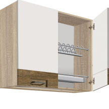 Szafka górna wisząca z ociekarką 2 drzwi 80 cm FR-53G FAVORIT BIEL&RIBBECK Podstawowe