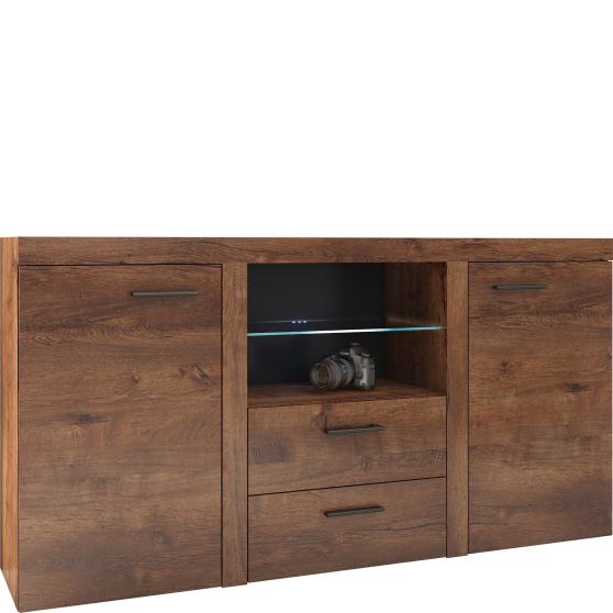 Komoda DL20 2F2S Dąb Lefkas RUMBA Podstawowe