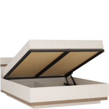 Łóżko 160 x 200 ze stelażem i materacem TYP 94 LINATE Podstawowe