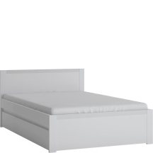 Łóżko 120 x 200 ze stelażem i dwoma materacami NVIZ02 NOVI Podstawowe