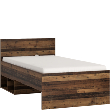 Łóżko 90 x 200 ze stelażem i materacem NUBZ04 NUBI Podstawowe