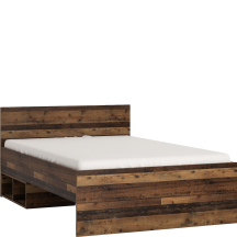 Łóżko 120 x 200 ze stelażem i materacem NUBZ01 NUBI Podstawowe