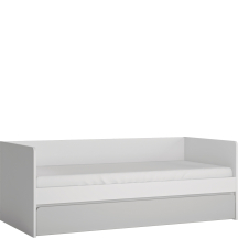 Łóżko 90 x 200 ze stelażem i dwoma materacami FLXZ01 FLEXI Podstawowe