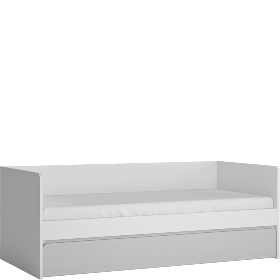 Łóżko 90 x 200 ze stelażem i dwoma materacami FLXZ01 FLEXI Podstawowe