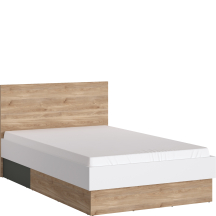 Łóżko 120 x 200 ze stelażem i materacem TWEZ01 TWENTY Podstawowe