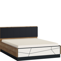 Łóżko 160 x 200 ze stelażem i materacem BROZ03 BROLO Podstawowe