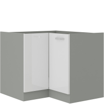 Szafka kuchenna stojąca narożna 2 drzwi 90 x 90 ND 2F BIANCA Podstawowe