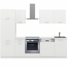 Zestaw mebli kuchennych 270 z blatem Biały TONI Podstawowe