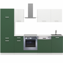 Zestaw mebli kuchennych 270 z blatem Labrador / Biały TONI Podstawowe