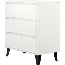 Komoda z 3 szufladami BORG Biały Mat BORG Podstawowe