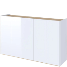 Komoda z oświetleniem EA-01 Biały Połysk EASY Podstawowe