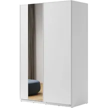 Szafa przesuwna 150 z lustrem MX-02 Biała MAXI Podstawowe