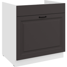 Szafka pod zlewozmywak 1 szuflada 80 ZL 1S STILO GRAFIT MAT Podstawowe (1)