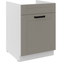 Szafka pod zlewozmywak 1 szuflada 60 ZL 1S LUNA CLAY GREY Podstawowe (1)