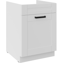 Szafka pod zlewozmywak 1 szuflada 60 ZL 1S LUNA BIAŁY MAT Podstawowe (1)