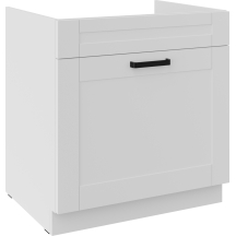 Szafka pod zlewozmywak 1 szuflada 80 ZL 1S LUNA BIAŁY MAT Podstawowe (1)