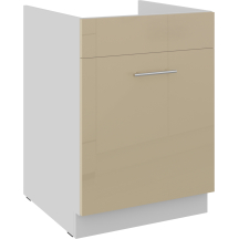 Szafka pod zlewozmywak 1 szuflada 60 ZL 1S LARA CAPPUCCINO POŁYSK Podstawowe