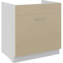 Szafka pod zlewozmywak 1 szuflada 80 ZL 1S LARA CAPPUCCINO POŁYSK Podstawowe