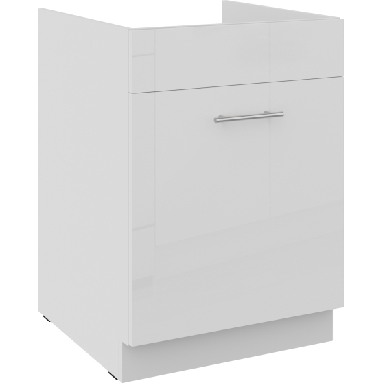 Szafka pod zlewozmywak 1 szuflada 60 ZL 1S LARA BIAŁY POŁYSK Podstawowe