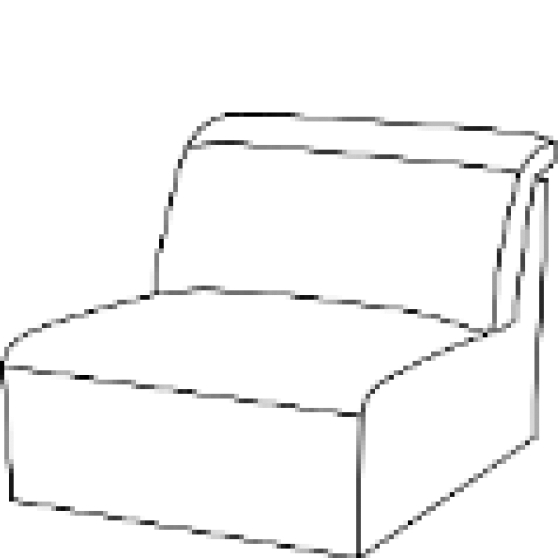 Element 1,5RF z relaksem elektrycznym MONACO Szkic