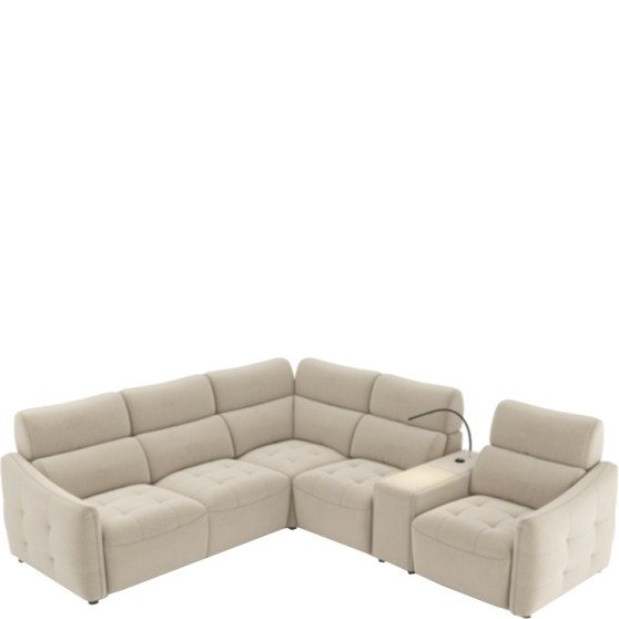 Narożnik 262x287 z funkcją spania DAVOS Podstawowe