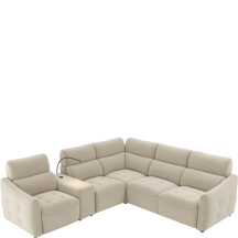 Narożnik 287x262 z funkcją spania DAVOS Podstawowe