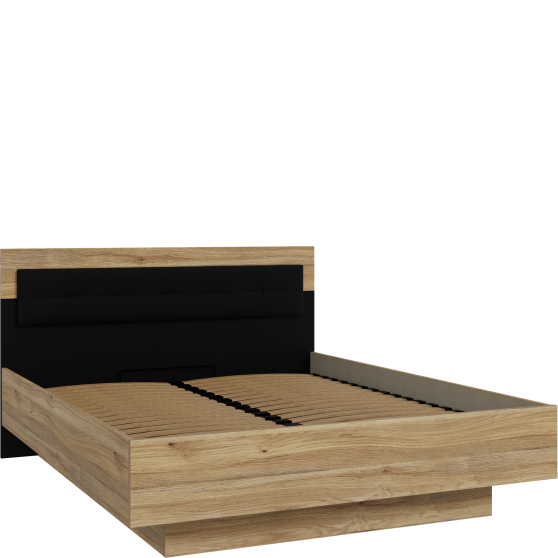 Łóżko 160 x 200 ze stelażem i pojemnikiem BDNL1162-M635 BADERNA Podstawowe