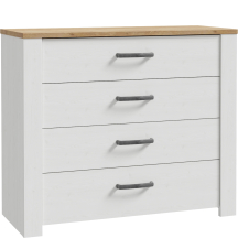 Komoda 4 szuflady BHLK212-M482 CHISBURY Podstawowe