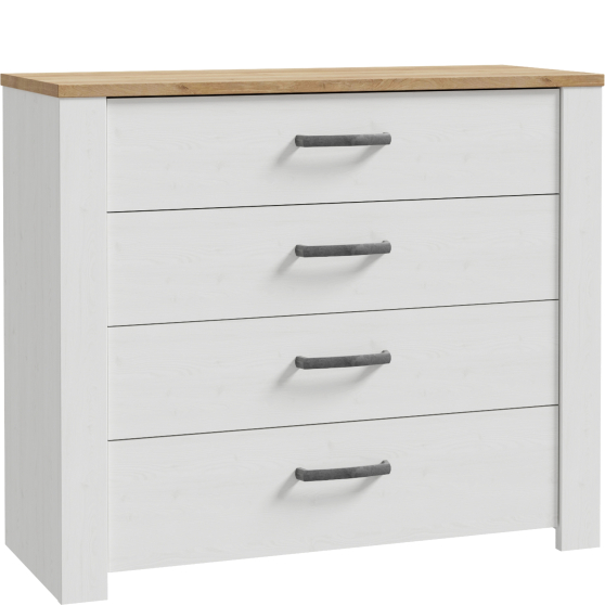 Komoda 4 szuflady BHLK212-M482 CHISBURY Podstawowe