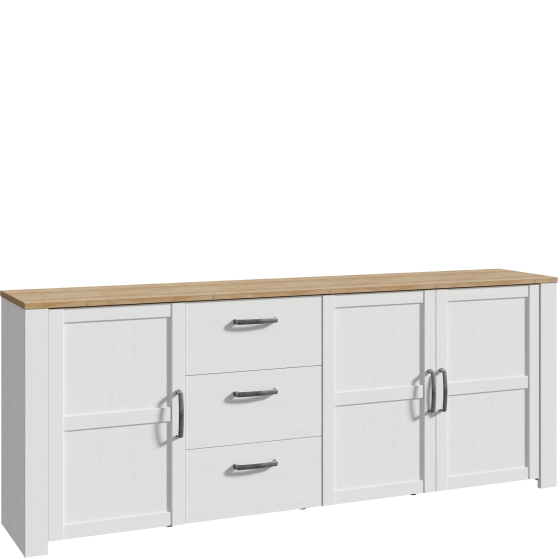 Komoda 220 cm Prawa BHLK241R-M482 CHISBURY Podstawowe