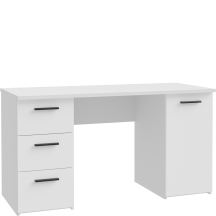 Biurko z 3 szufladami i szafką NET106 Biały MT311-120 Podstawowe