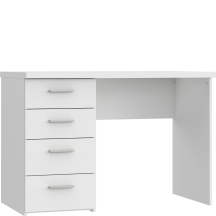 Biurko 110 cm z 4 szufladami NET106 Biały Mat Uni MT935-Z12M Podstawowe