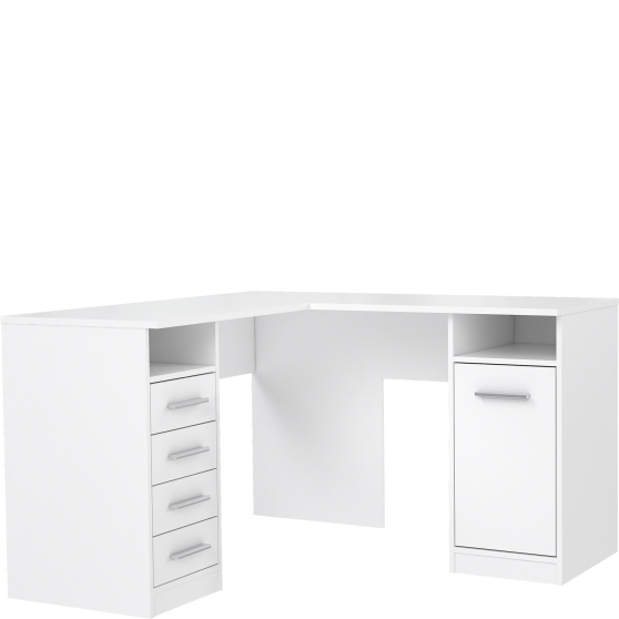 Biurko narożne NET106 Białe OFDB125-120 Podstawowe