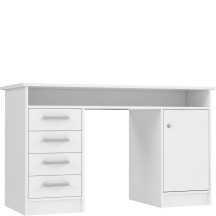 Biurko z półką NET106 Biały MT931-120 Podstawowe