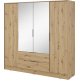 Kolor: Szafa 4 drzwiowa z lustrem 4D L KELLY Podstawowe (1)