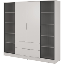 Szafa 4 drzwiowa z dwoma szufladami 4D RD KELLY Podstawowe (2)