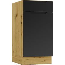 Szafka dolna stojąca 1 drzwi 1 szuflada D40S/1 ISABEL Podstawowe (2)