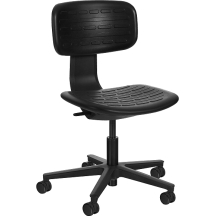 Fotel obrotowy biurowy ROBIN Czarny bez podnóżka Podstawowe