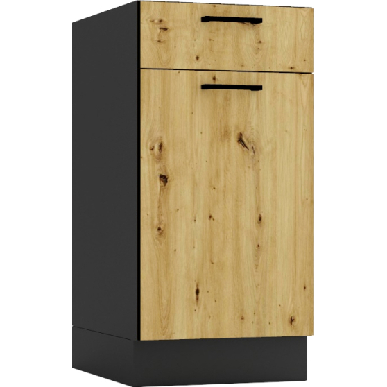 Szafka dolna stojąca 1 drzwi 1 szuflada D40S/1 ANIKA Podstawowe (1)
