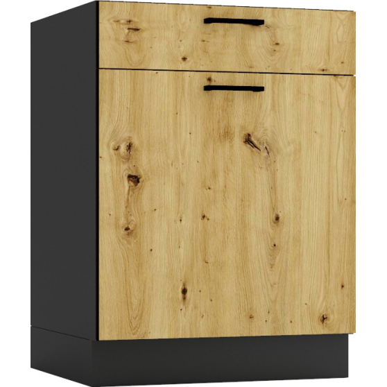 Szafka dolna stojąca 1 drzwi 1 szuflada D60S/1 ANIKA Podstawowe (1)